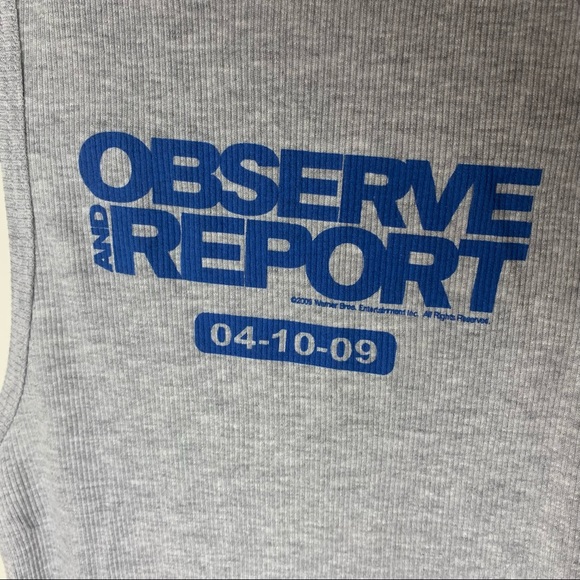 NWOT Observe and Report Movie Tank Top - Picture 4 of 11